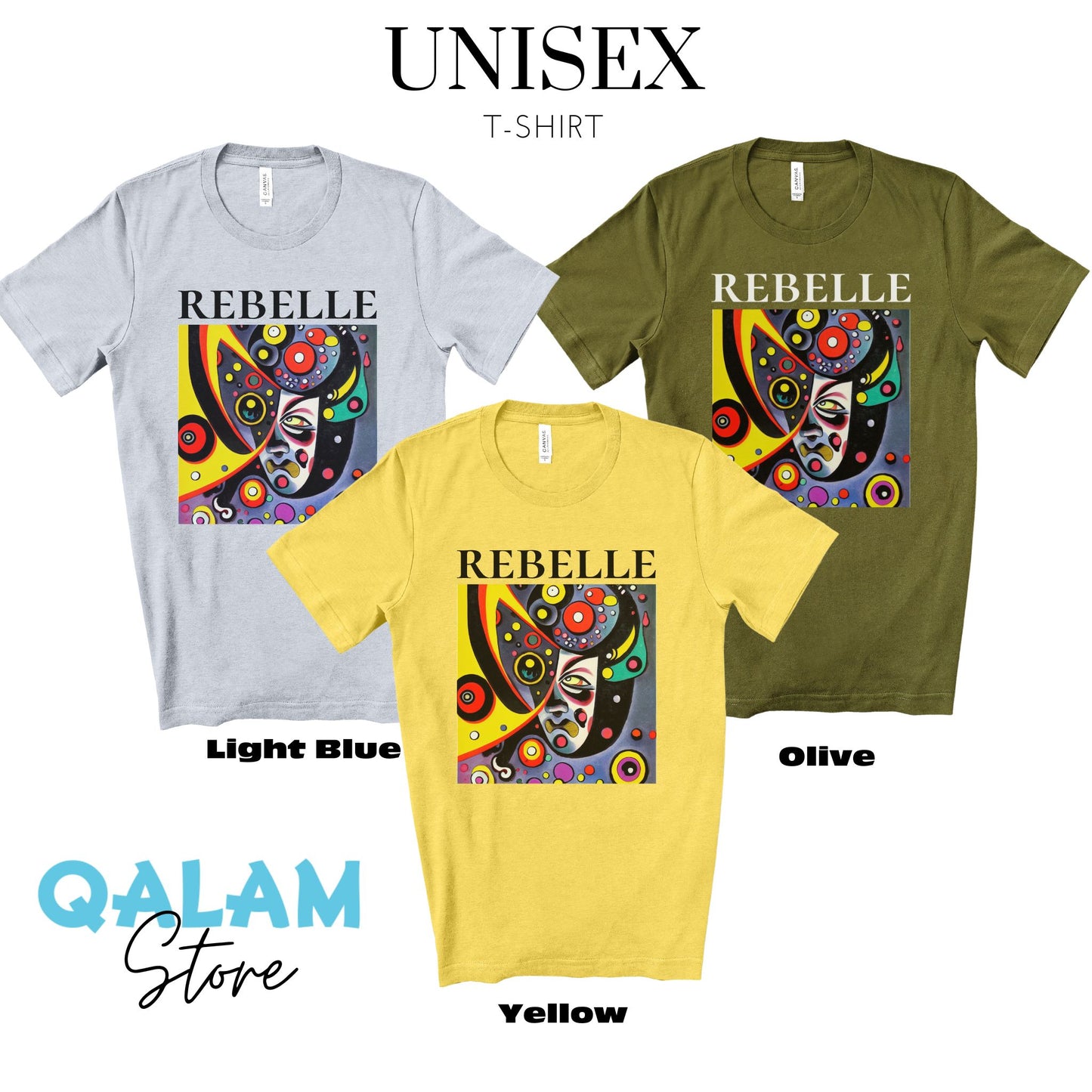 The Rebel - Original Art. Unisex Jersey Short Sleeve Tee.