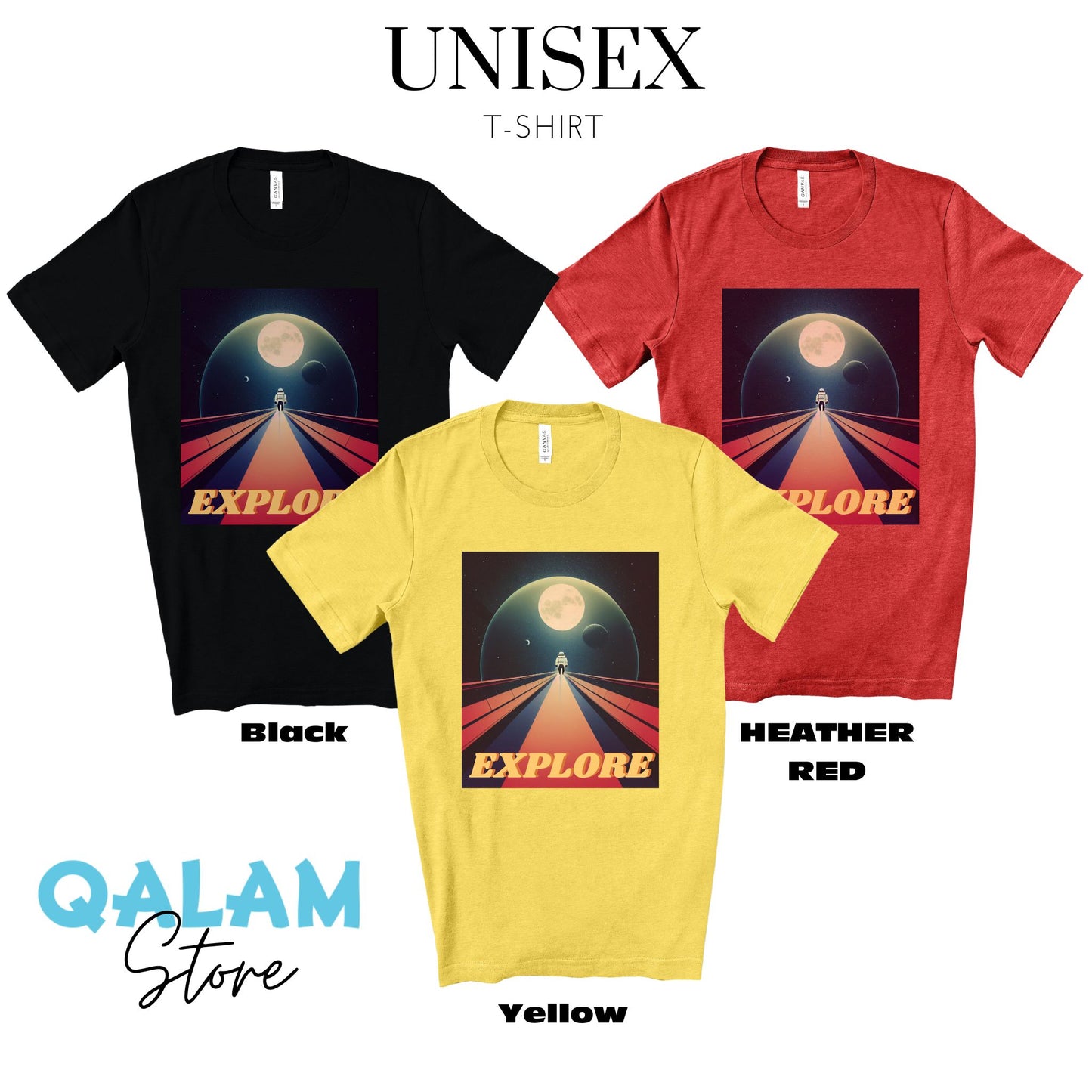 Explore Strange New Planets. Unisex Jersey Short Sleeve Tee.