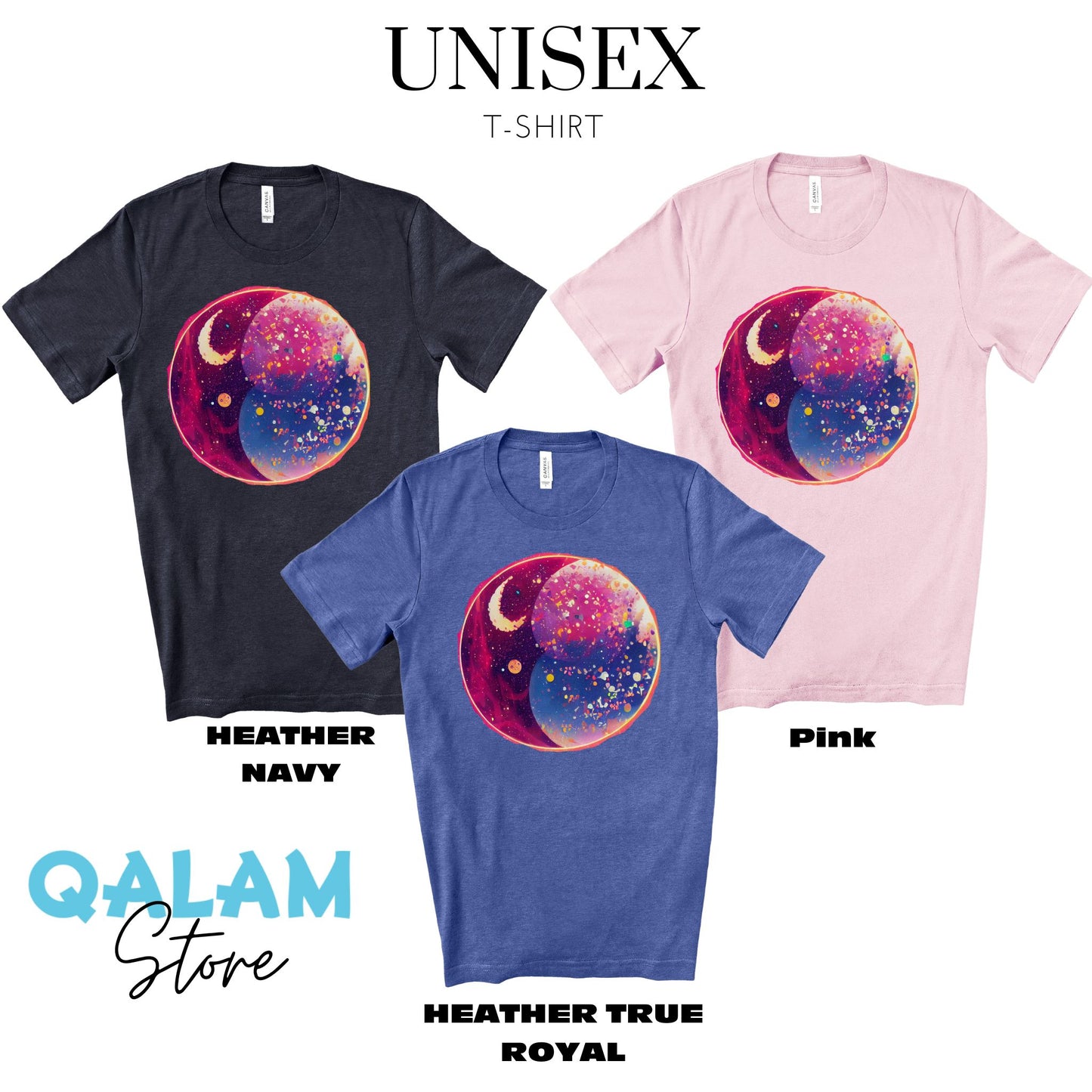 The Candy Galaxy - Original Art. Unisex Jersey Short Sleeve Tee.