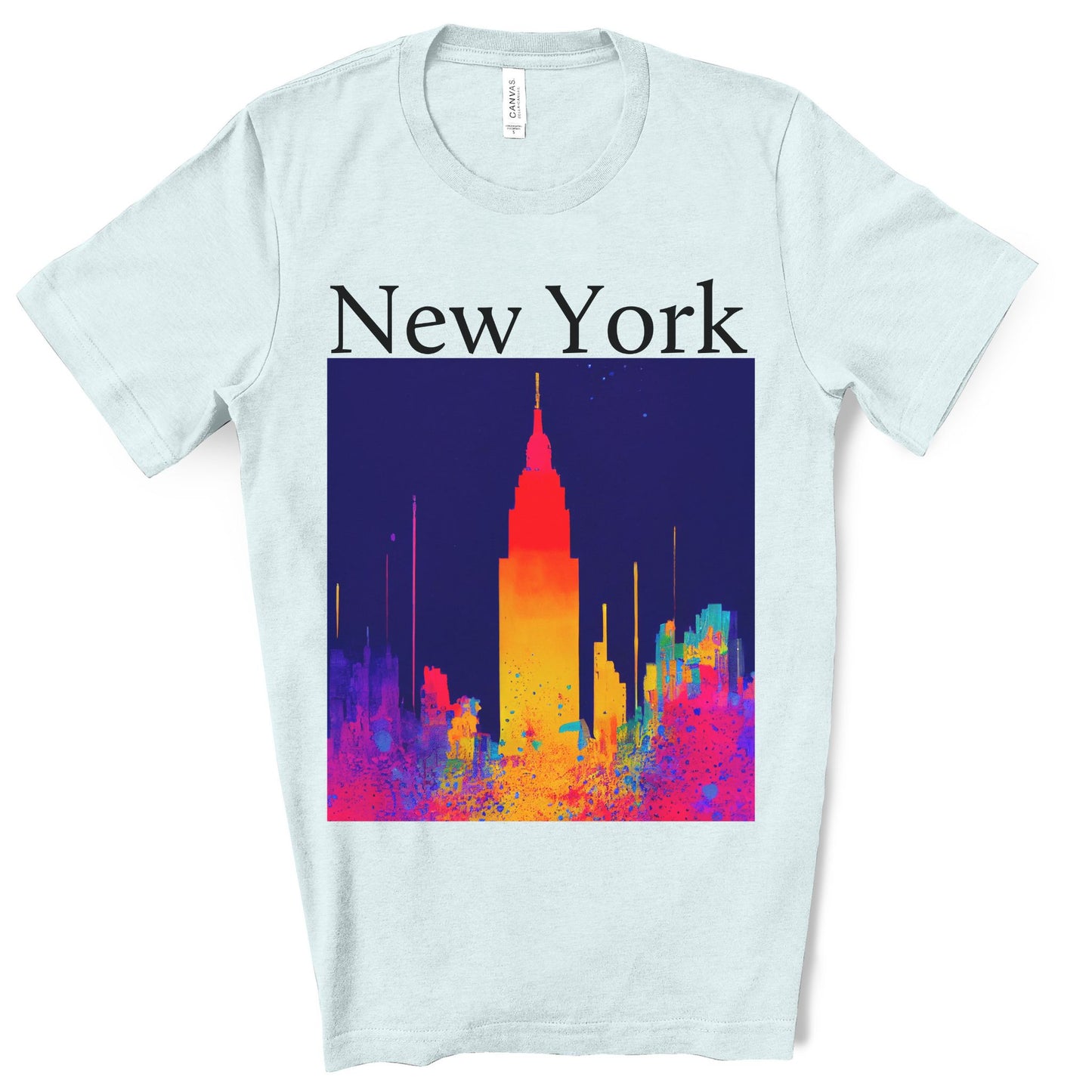 Empire State Of Creative. Original Art. Unisex Jersey Short Sleeve Tee.