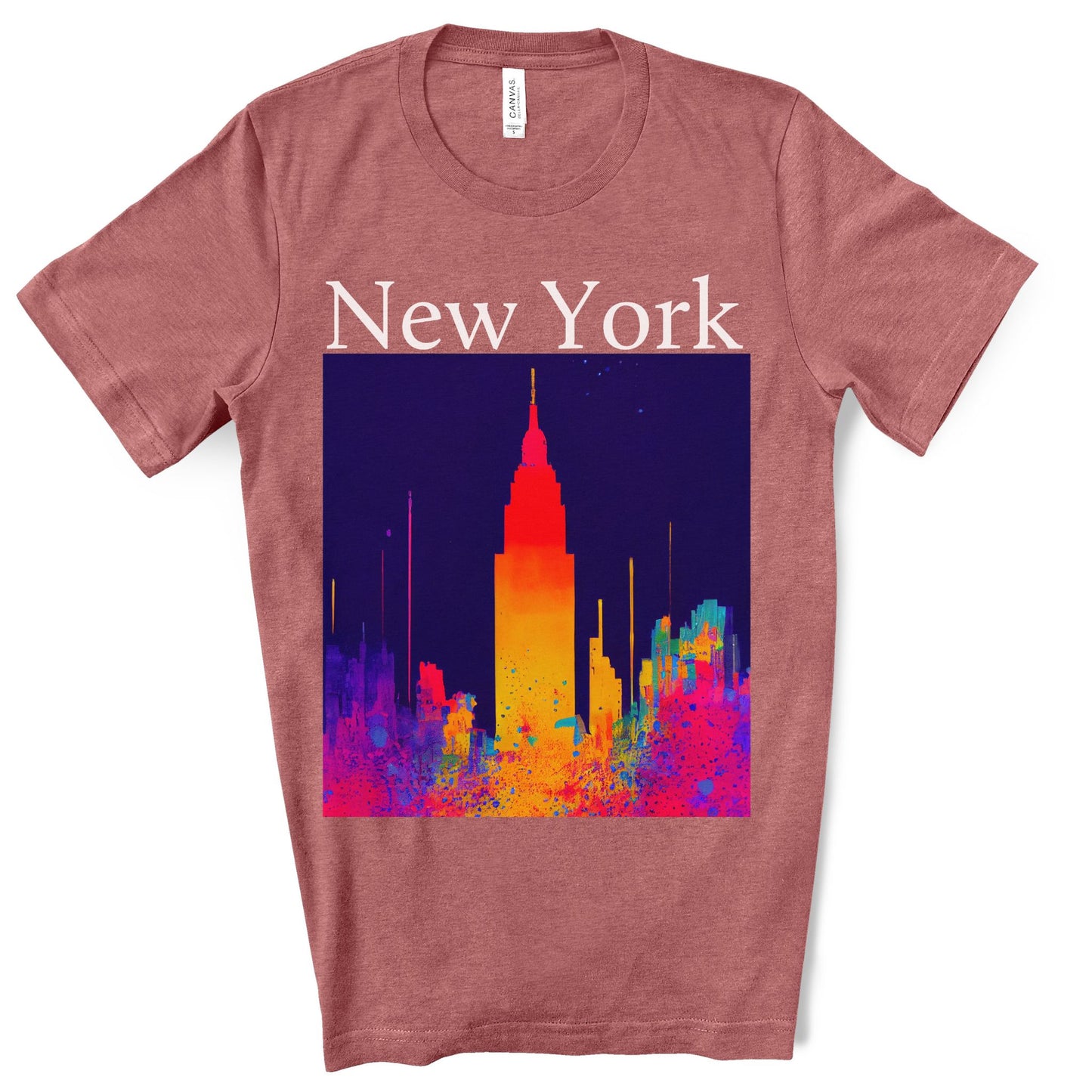 Empire State Of Creative. Original Art. Unisex Jersey Short Sleeve Tee.