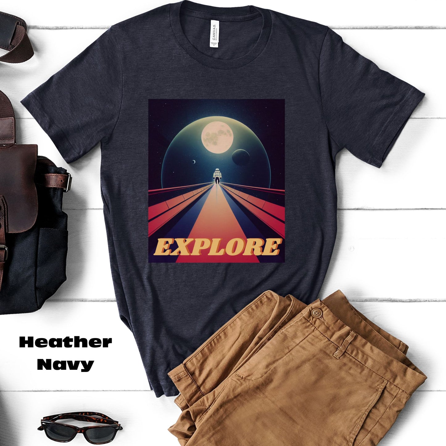 Explore Strange New Planets. Unisex Jersey Short Sleeve Tee.