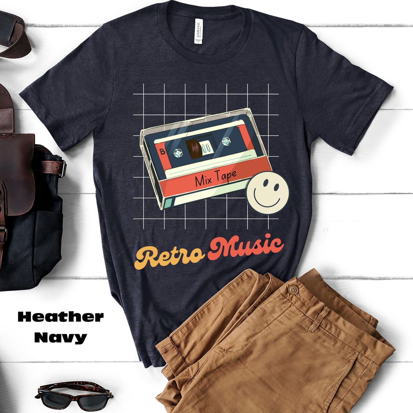 Retro Music Hits. Unisex Jersey Short Sleeve Tee.