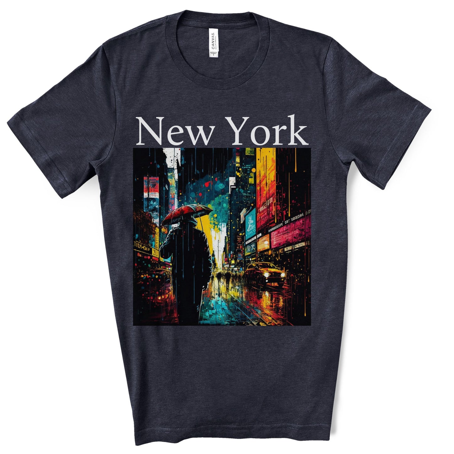 Times Square, New York City. Original Art. Unisex Jersey Short Sleeve Tee.