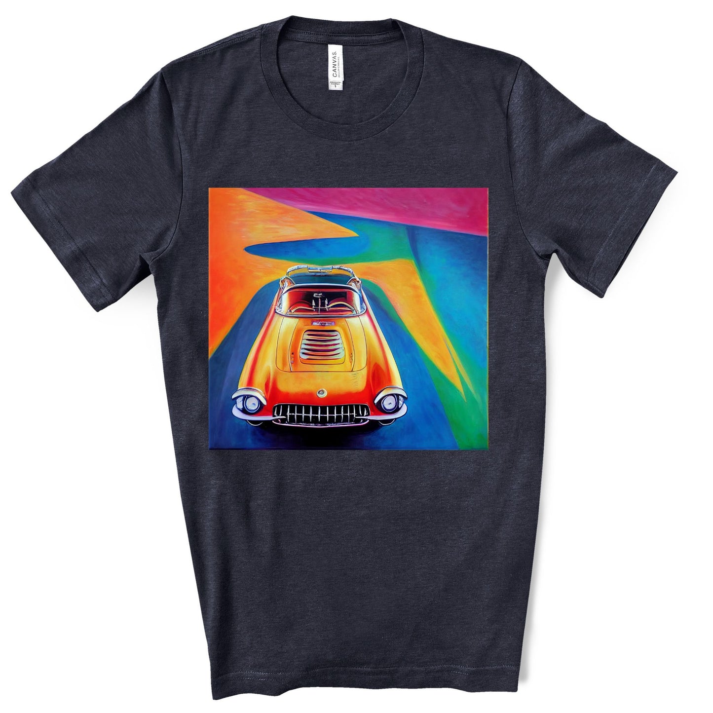 Streamline Sports Car. Original Art. Unisex Jersey Short Sleeve Tee.