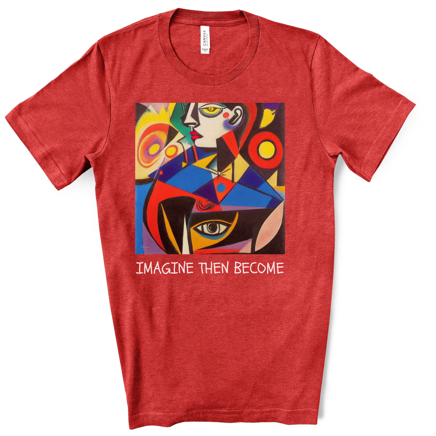 Imagine Then Become - Original Art. Unisex Jersey Short Sleeve Tee.