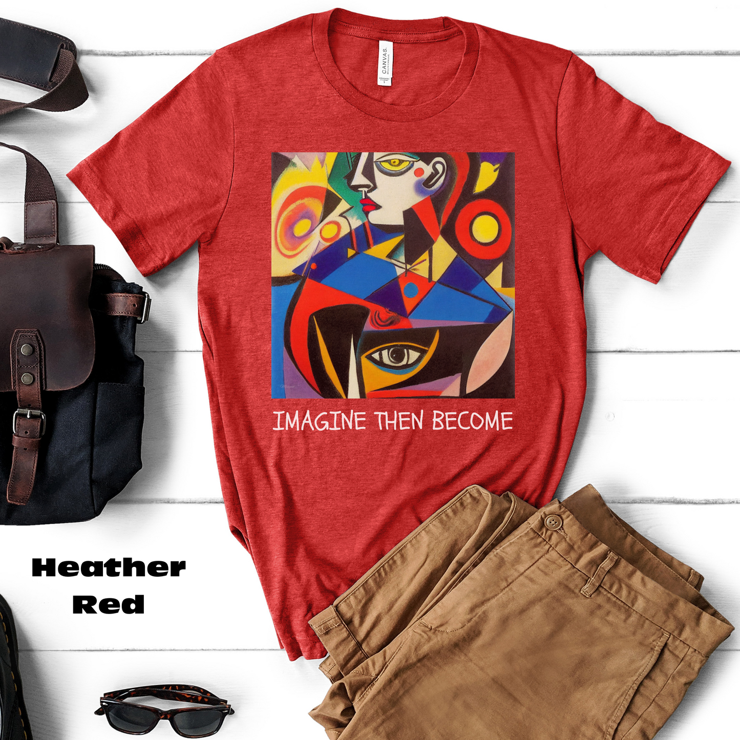 Imagine Then Become - Original Art. Unisex Jersey Short Sleeve Tee.