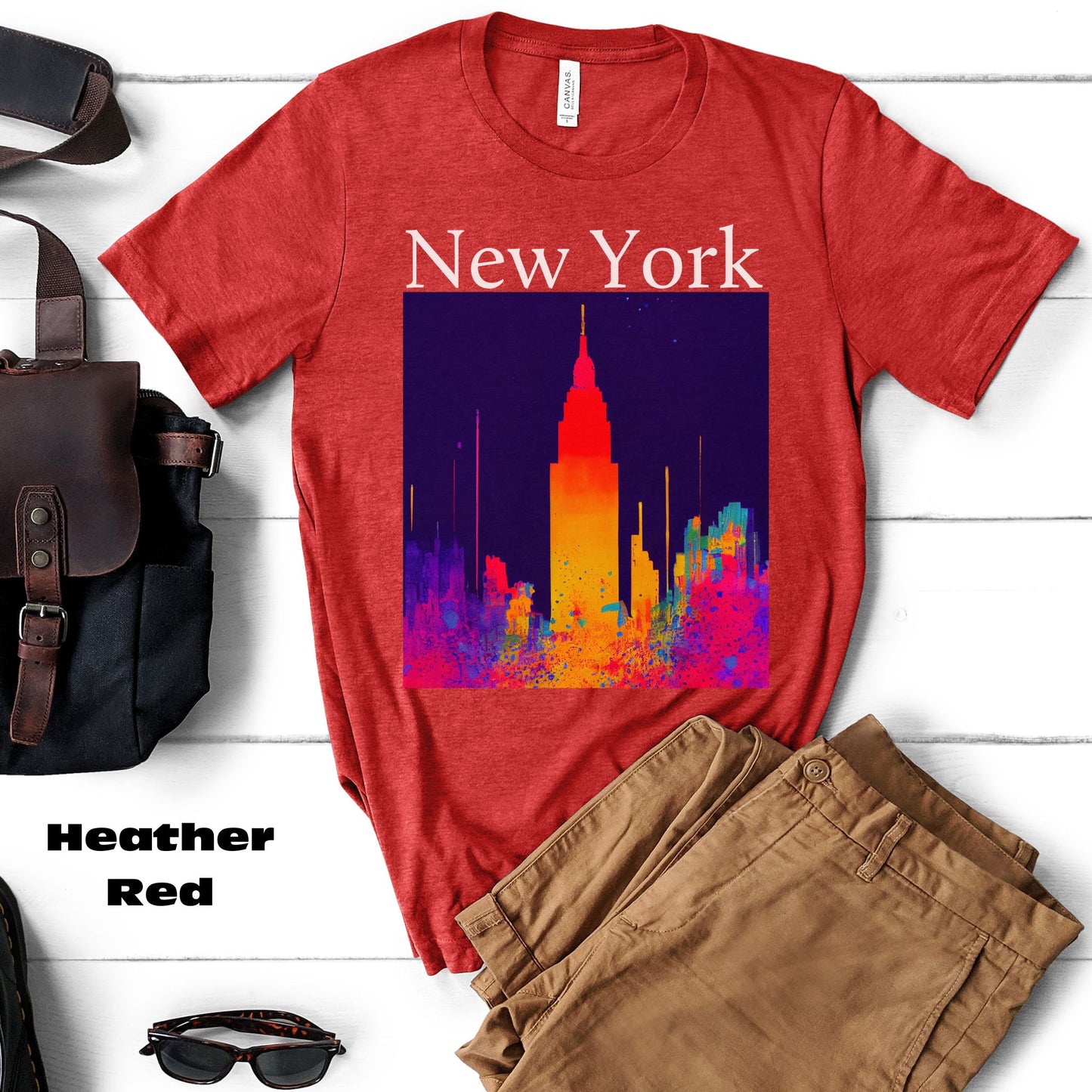 Empire State Of Creative. Original Art. Unisex Jersey Short Sleeve Tee.