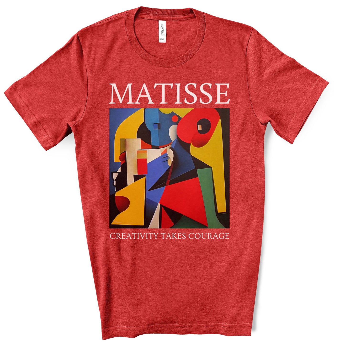 Creativity Takes Courage - Original Art Inspired By Matisse artwork. Unisex Jersey Short Sleeve Tee.