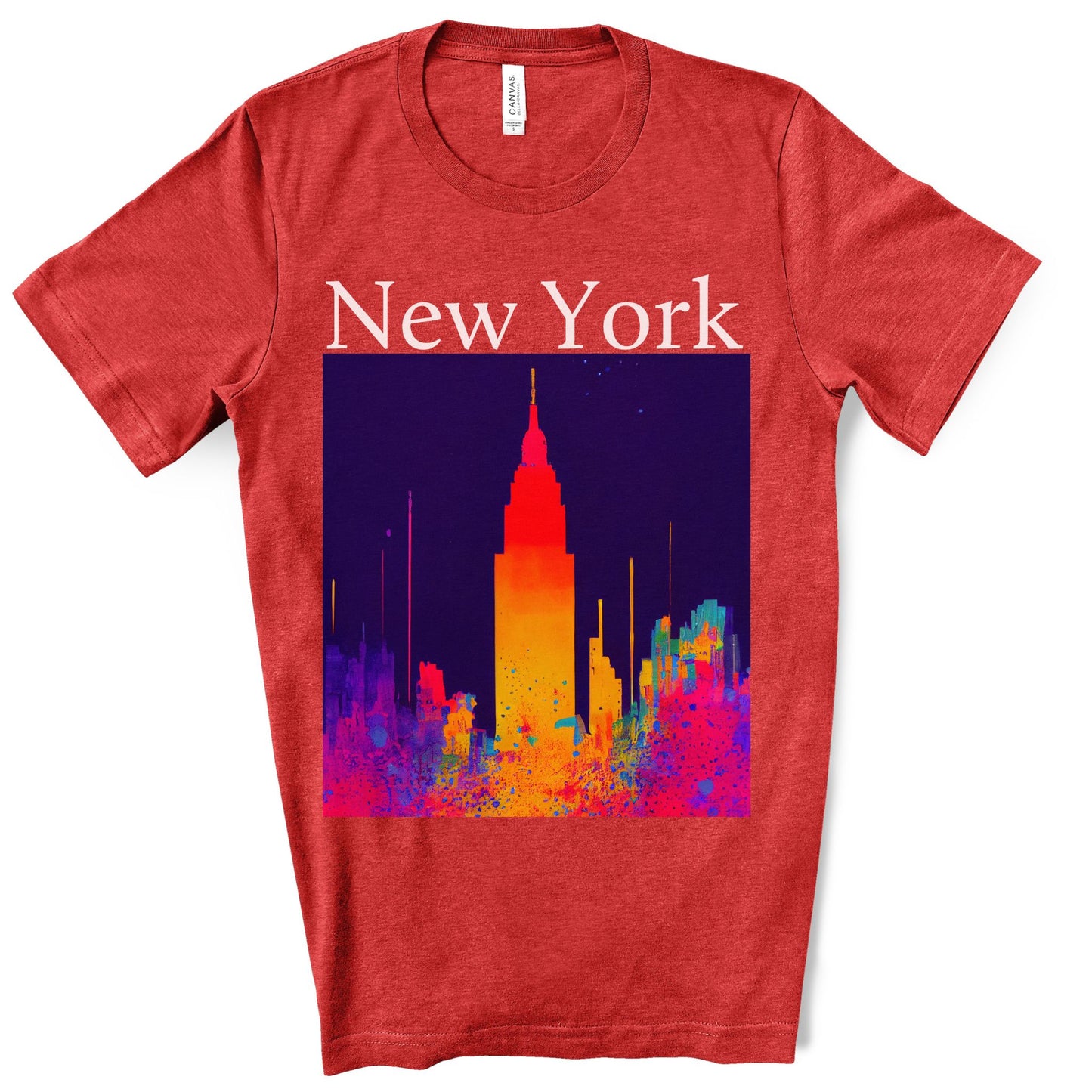 Empire State Of Creative. Original Art. Unisex Jersey Short Sleeve Tee.
