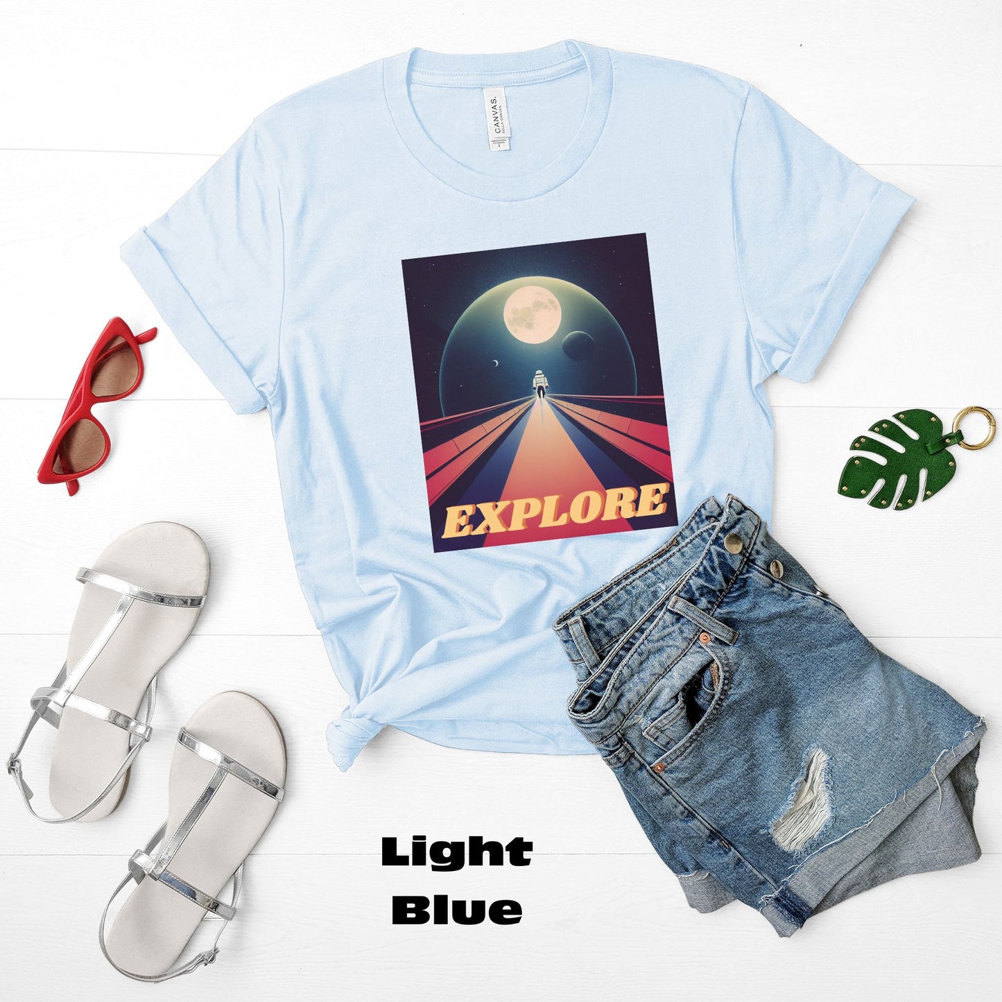 Explore Strange New Planets. Unisex Jersey Short Sleeve Tee.