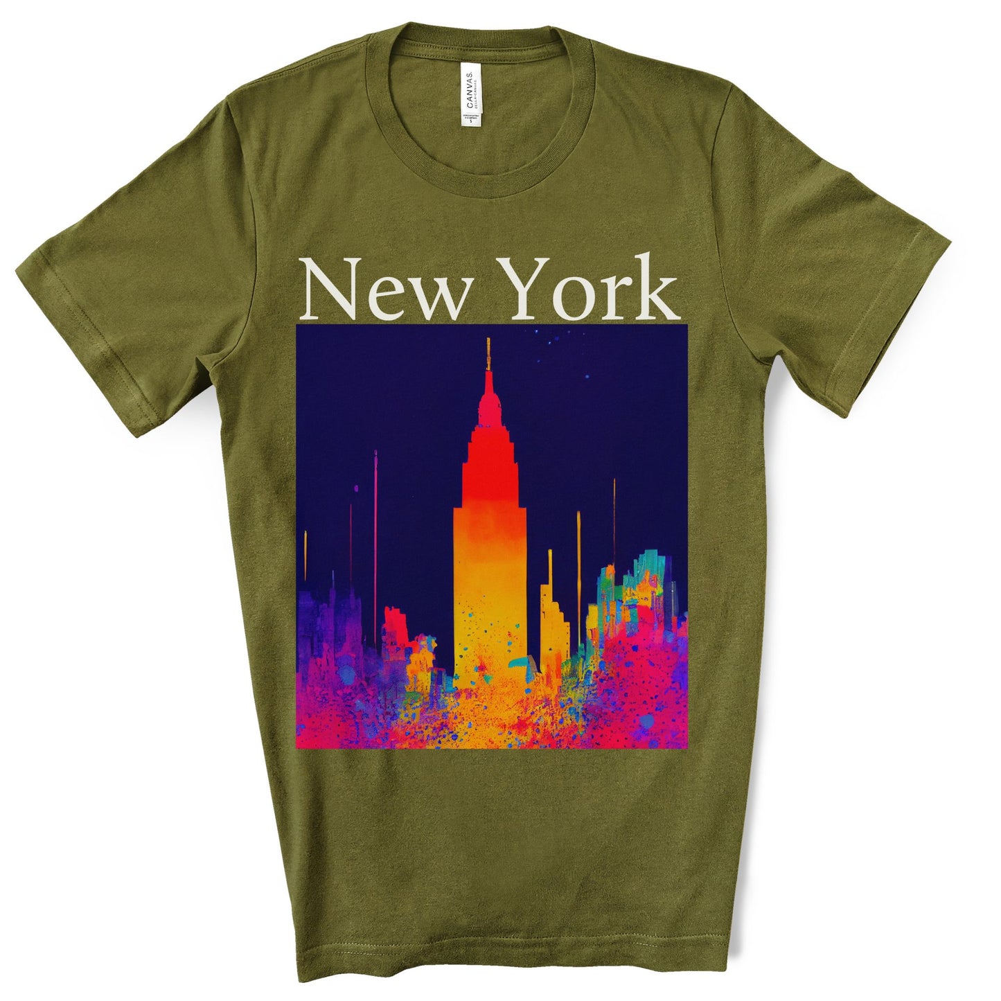 Empire State Of Creative. Original Art. Unisex Jersey Short Sleeve Tee.