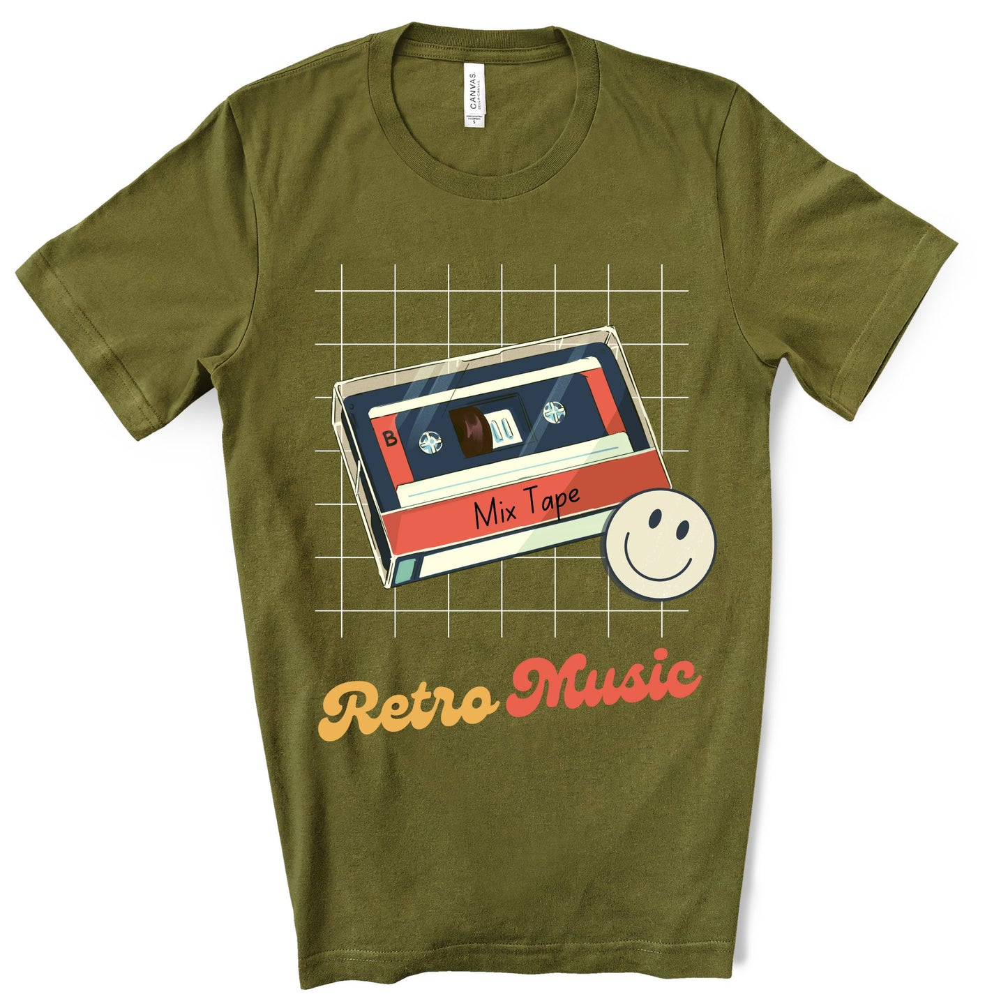 Retro Music Hits. Unisex Jersey Short Sleeve Tee.