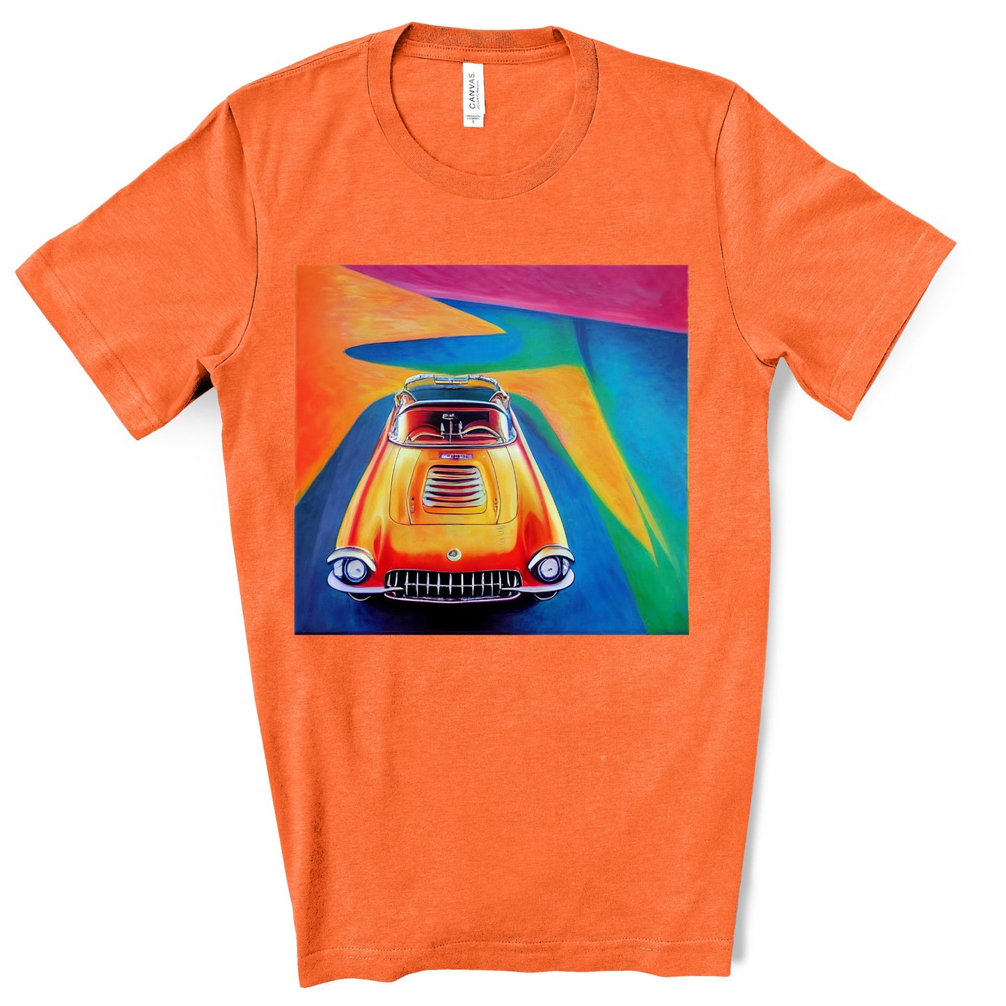 Streamline Sports Car. Original Art. Unisex Jersey Short Sleeve Tee.