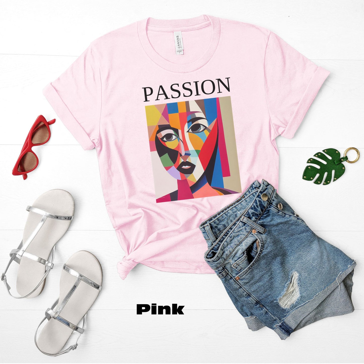 Follow Your Passion - Original Art. Unisex Jersey Short Sleeve Tee.