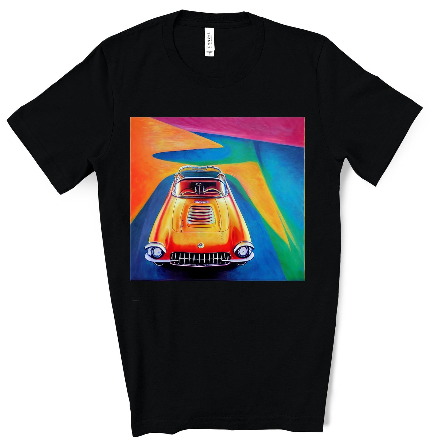 Streamline Sports Car. Original Art. Unisex Jersey Short Sleeve Tee.