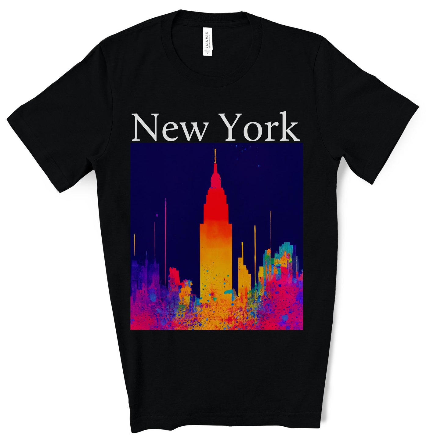 Empire State Of Creative. Original Art. Unisex Jersey Short Sleeve Tee.