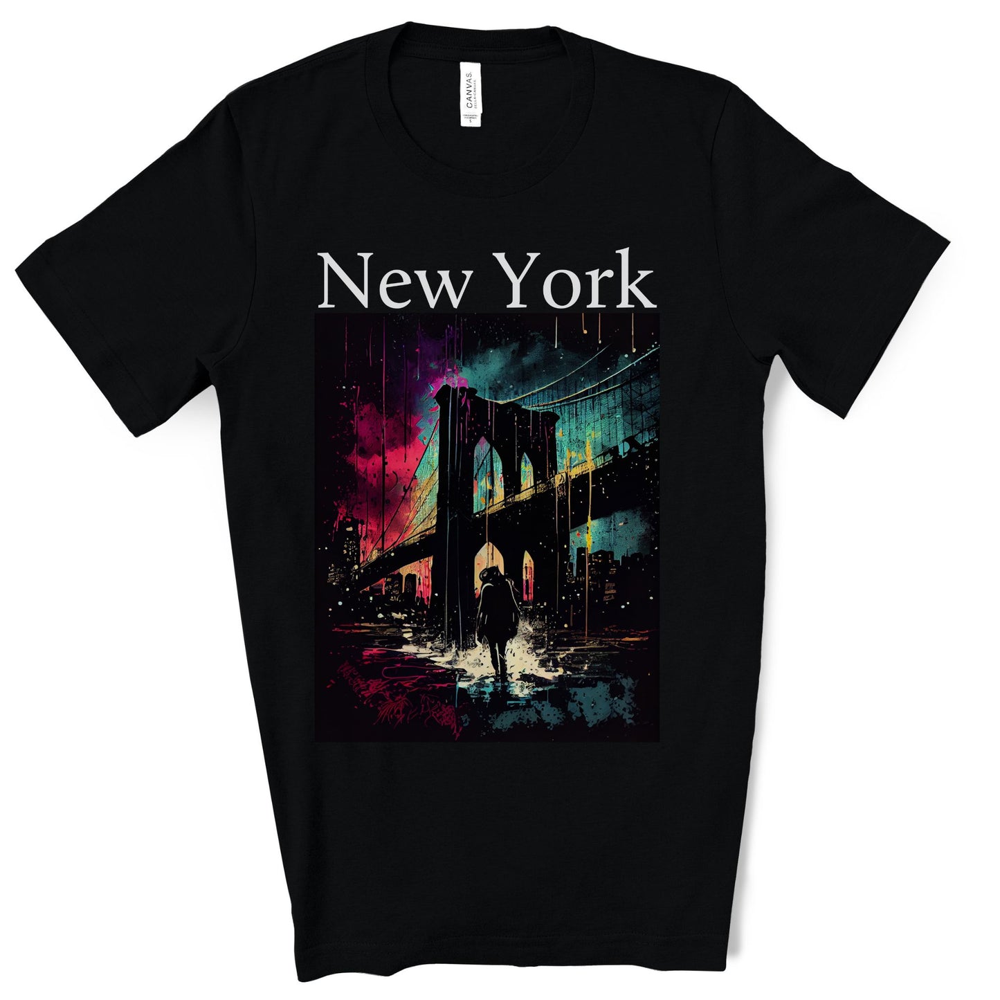 Only New Yorkers Know The Magic Of The Brooklyn Bridge. Unisex Jersey Short Sleeve Tee.