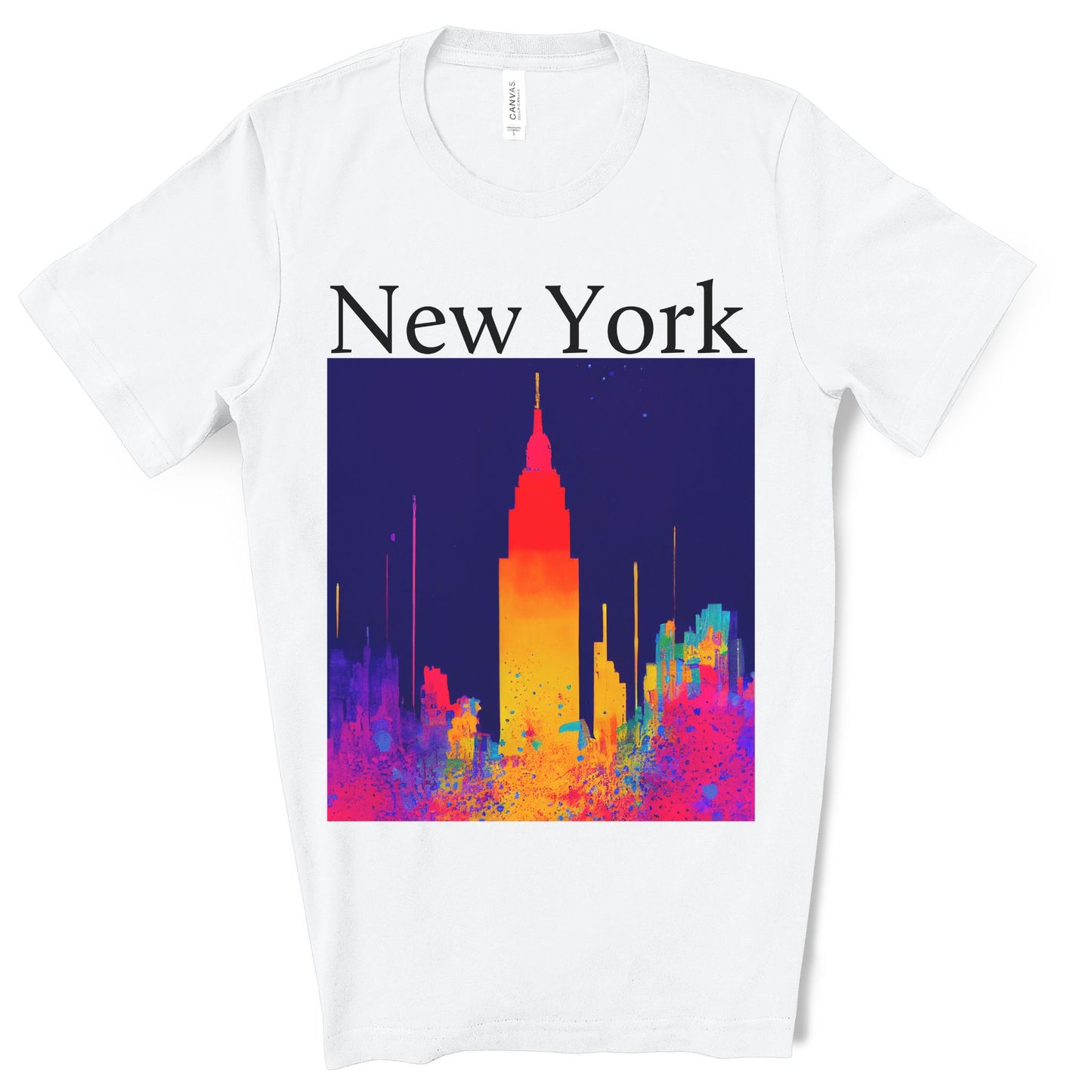 Empire State Of Creative. Original Art. Unisex Jersey Short Sleeve Tee.