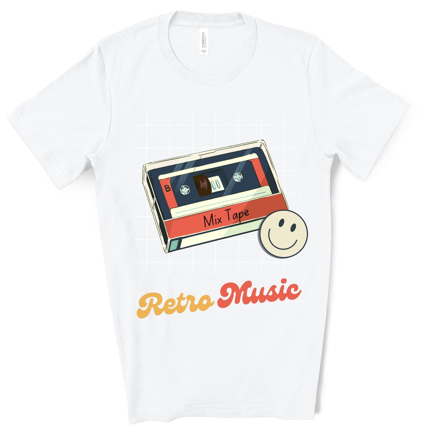 Retro Music Hits. Unisex Jersey Short Sleeve Tee.