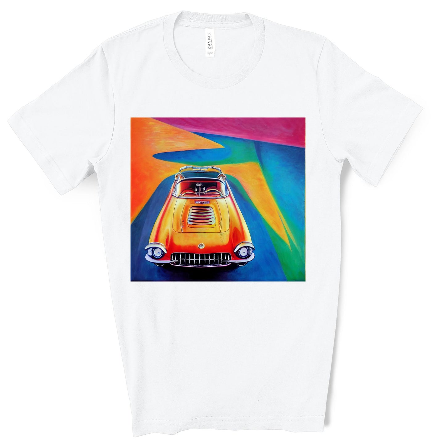 Streamline Sports Car. Original Art. Unisex Jersey Short Sleeve Tee.