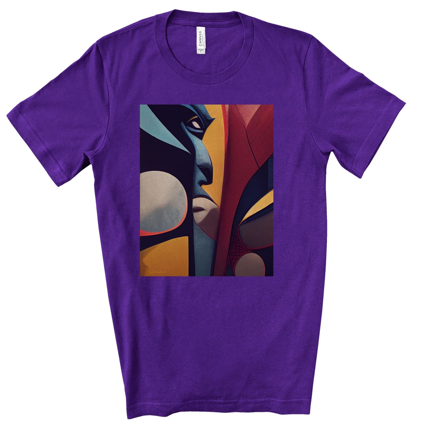 Good Vs. Evil Contemporary Original Art. Original Art. Unisex Jersey Short Sleeve Tee.