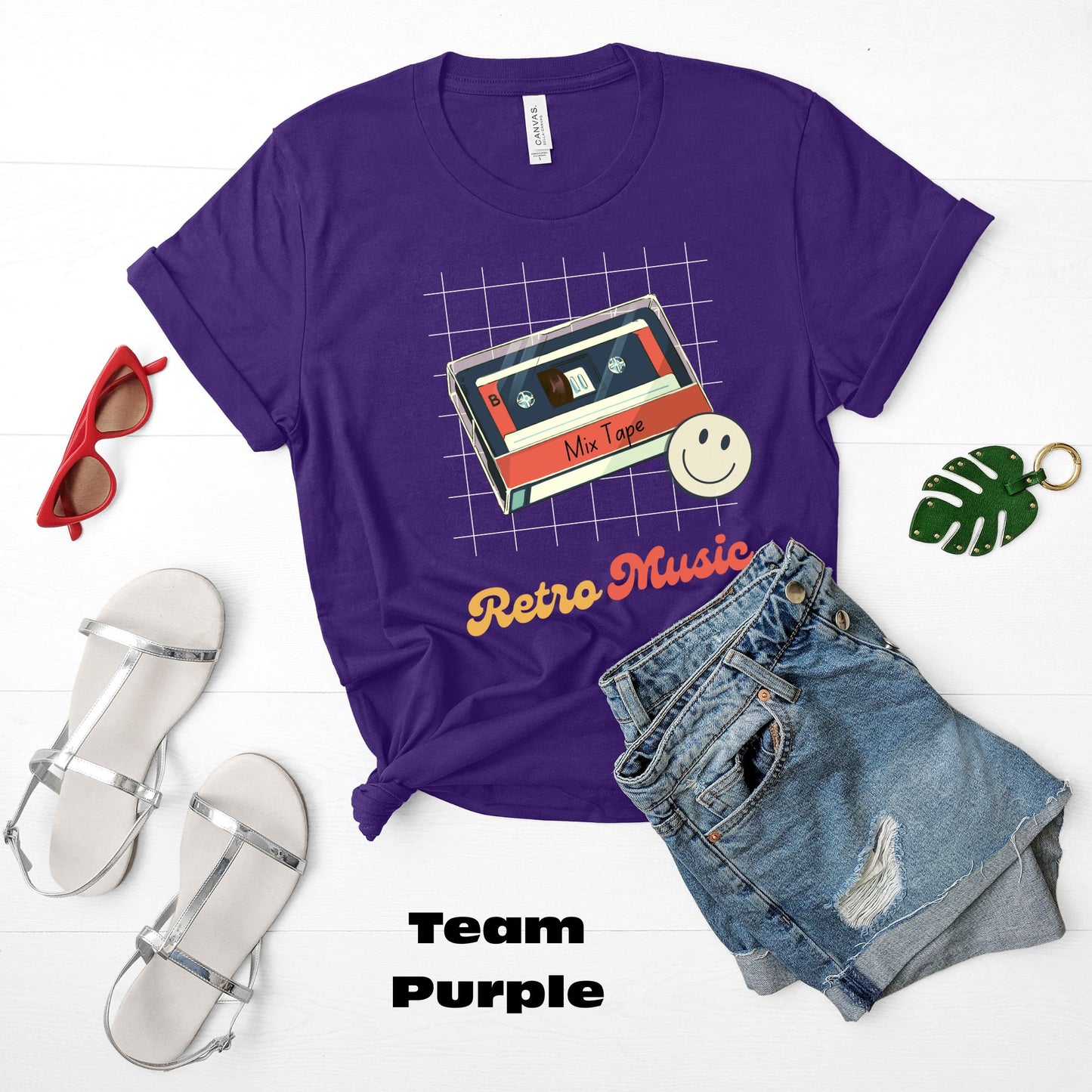 Retro Music Hits. Unisex Jersey Short Sleeve Tee.