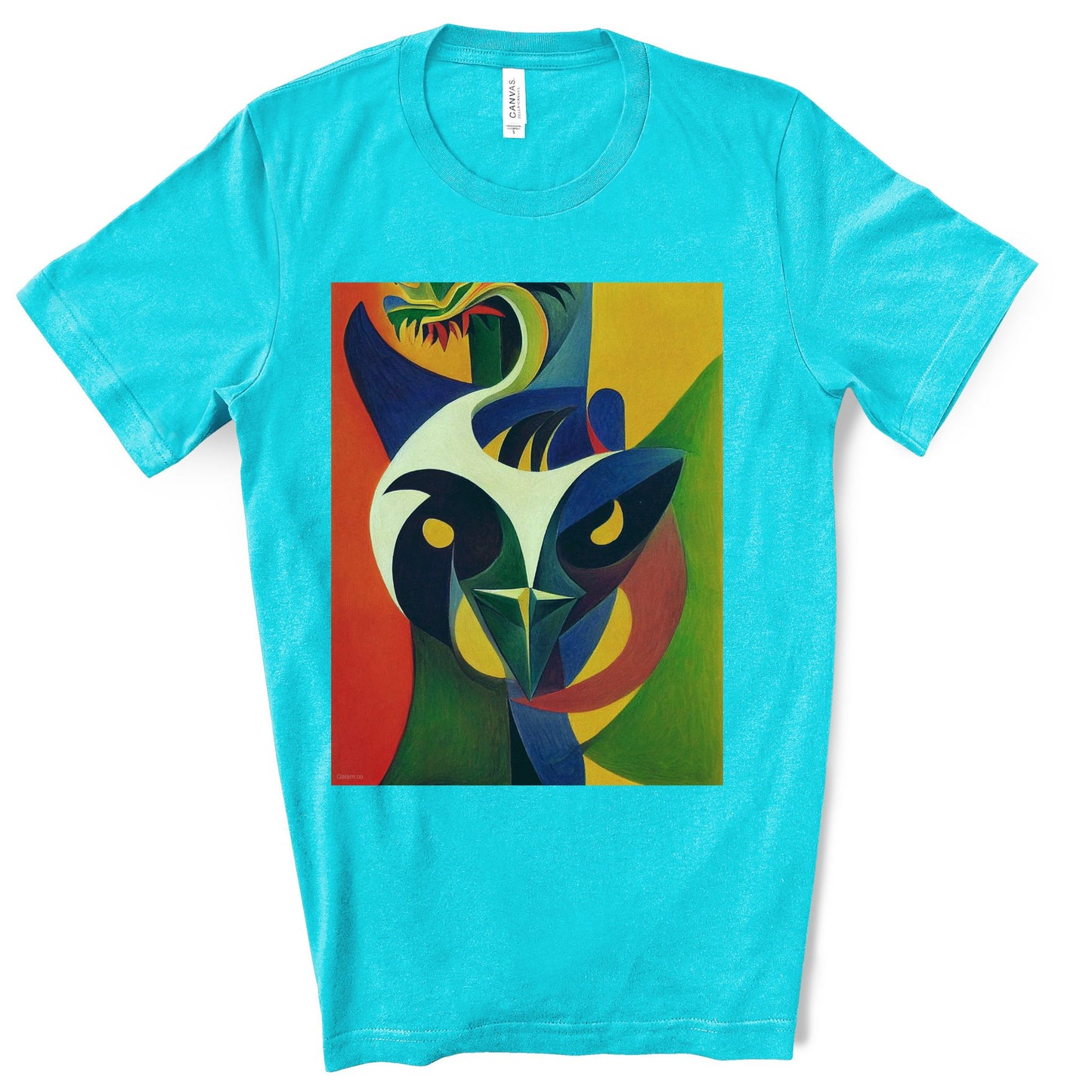 Controlling A Dragon Is An Illusion. Original Art. Unisex Jersey Short Sleeve Tee.