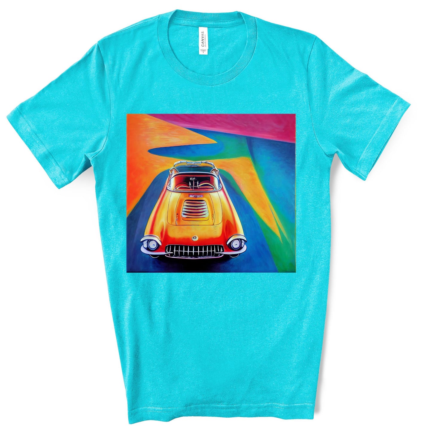 Streamline Sports Car. Original Art. Unisex Jersey Short Sleeve Tee.