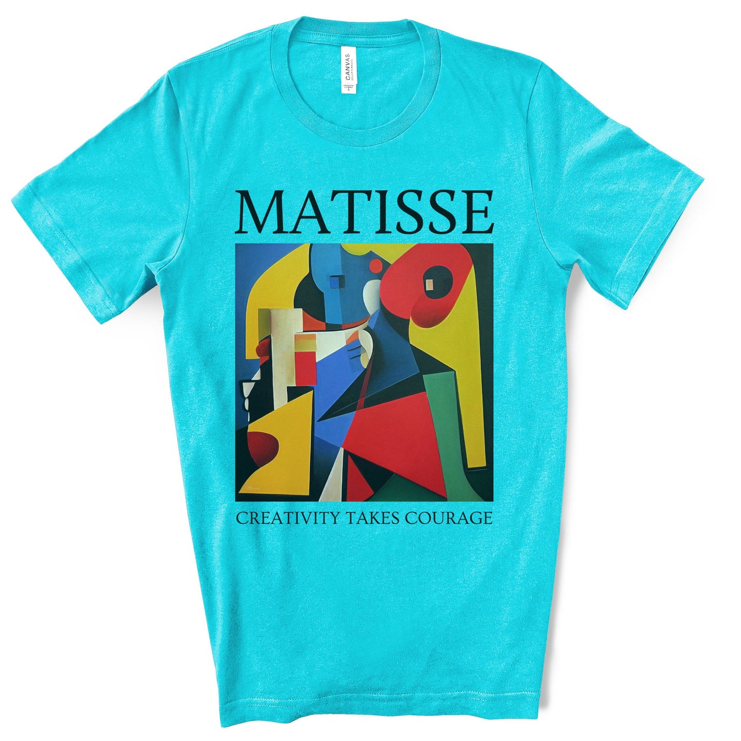 Creativity Takes Courage - Original Art Inspired By Matisse artwork. Unisex Jersey Short Sleeve Tee.