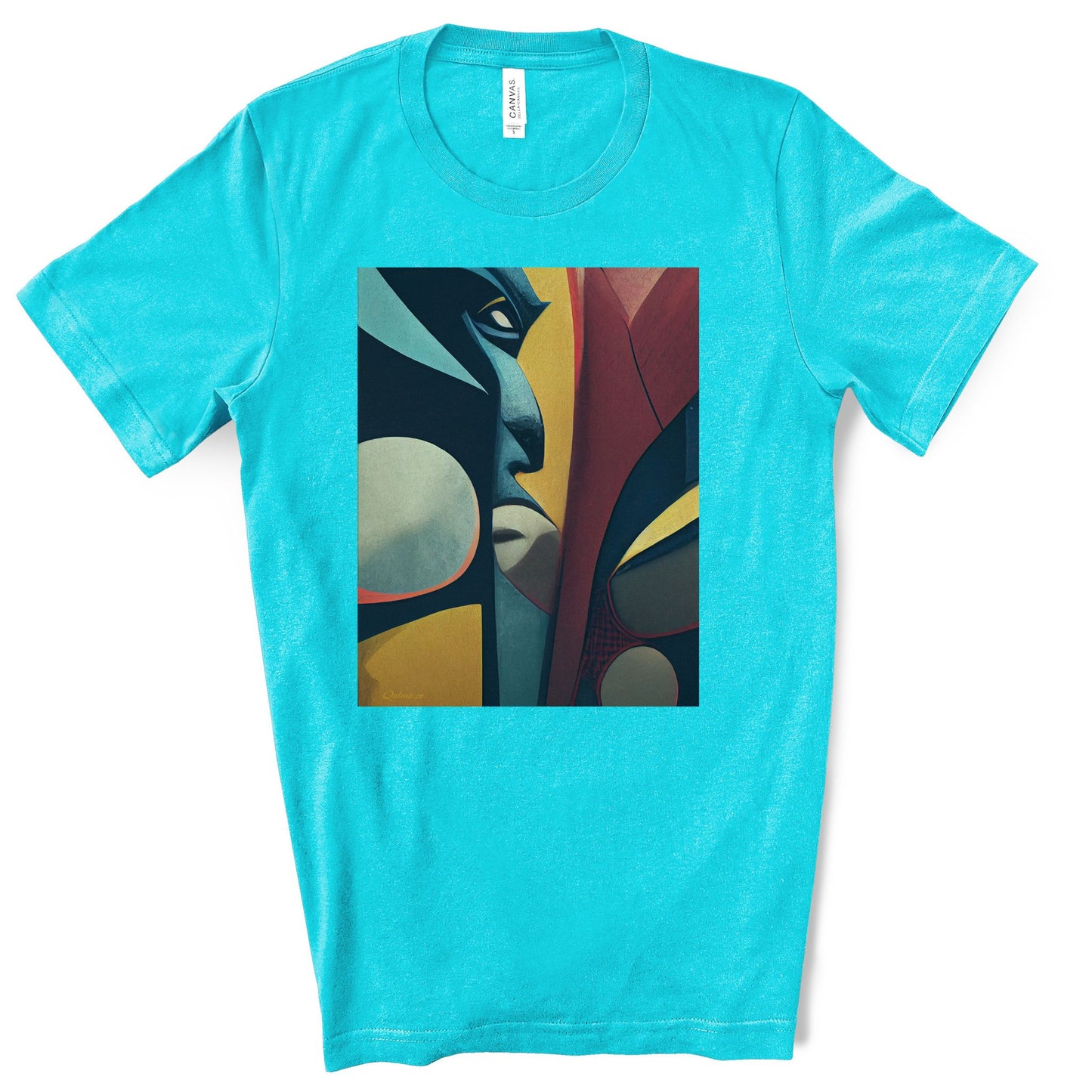 Good Vs. Evil Contemporary Original Art. Original Art. Unisex Jersey Short Sleeve Tee.