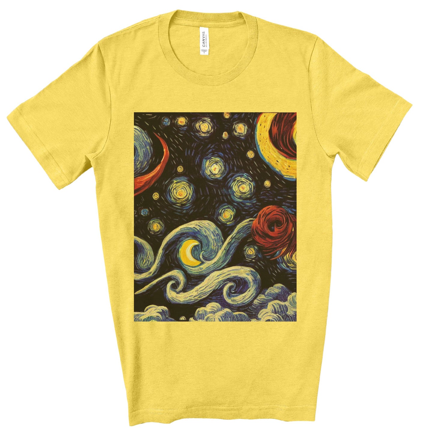 Space Travel Riding On A Beam Of Light. Original Art. Unisex Jersey Short Sleeve Tee.