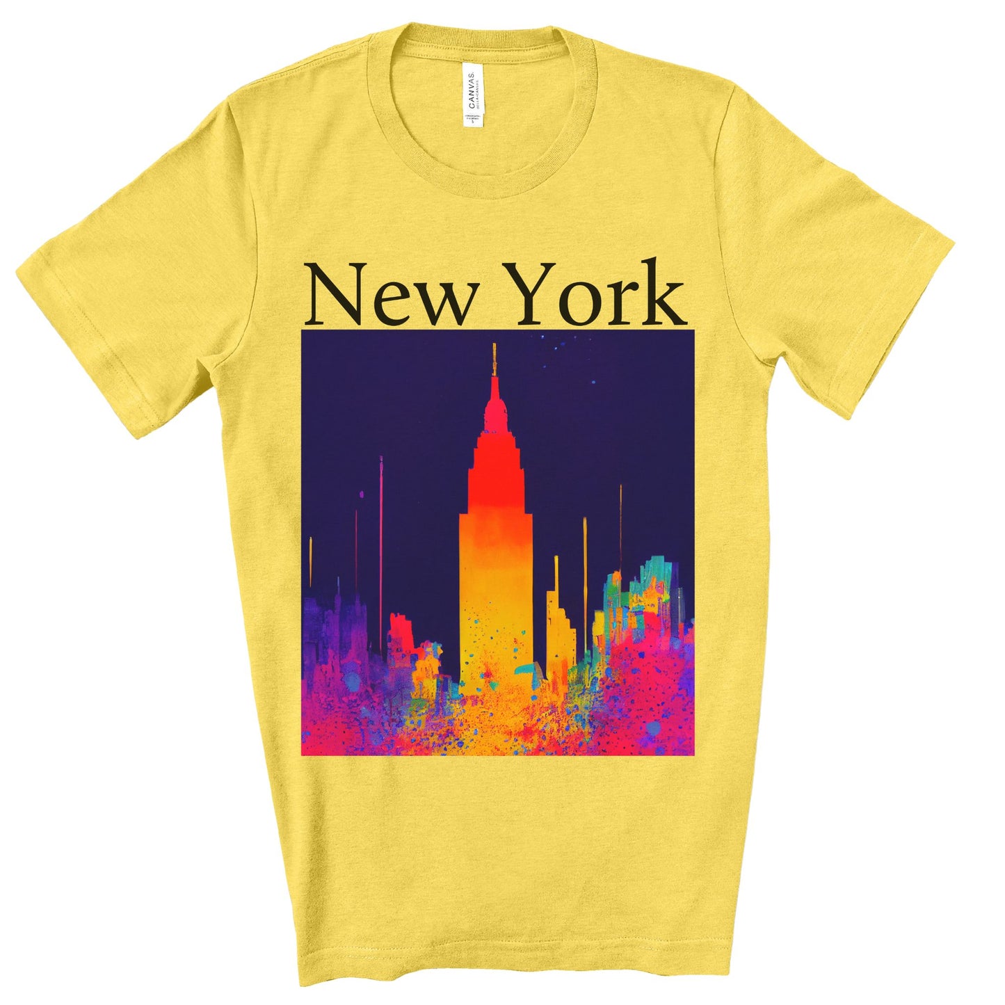Empire State Of Creative. Original Art. Unisex Jersey Short Sleeve Tee.