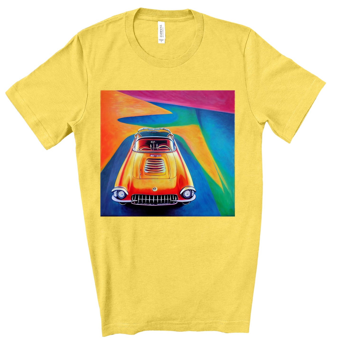 Streamline Sports Car. Original Art. Unisex Jersey Short Sleeve Tee.