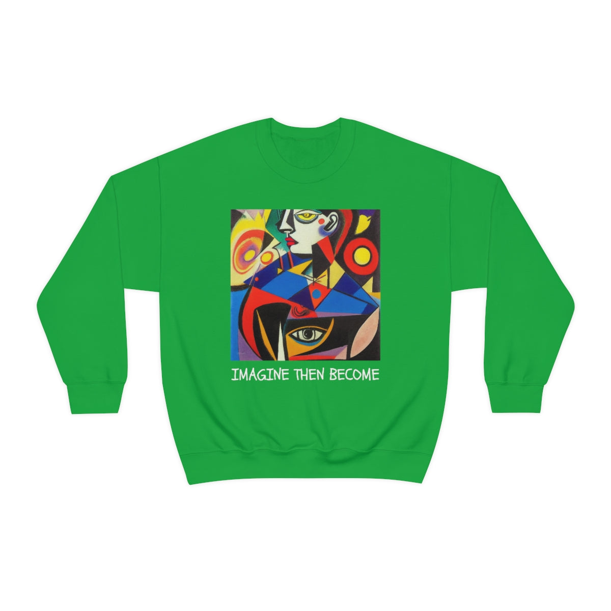 Imagine Then Become - Original Art. Unisex Heavy Blend Crewneck Sweatshirt.