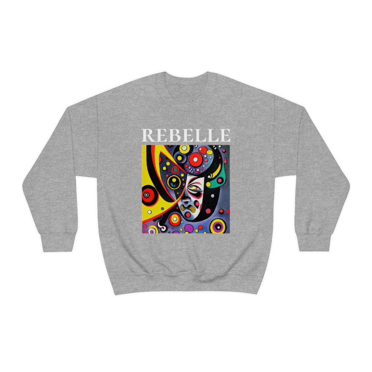 The Rebel - Original Art. Unisex Heavy Blend Crewneck Sweatshirt.