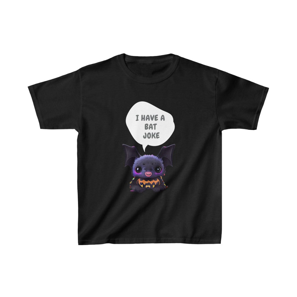 I Have A Bat Joke! Original Art. Unisex Heavy Cotton Tee. Kids Heavy Cotton™ Tee.