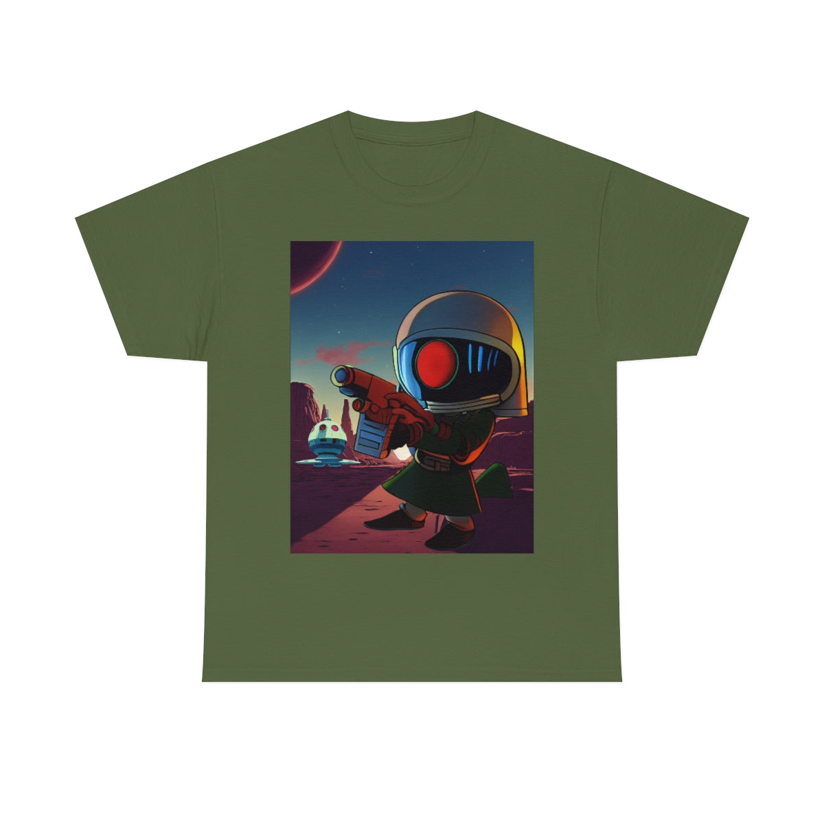 Vader The Plutonian. Unisex Heavy Cotton Tee.