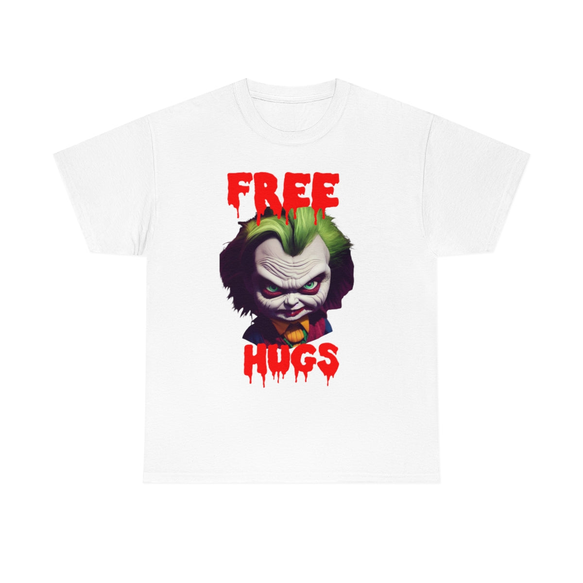 Free Hugs, Happy Halloween! Original art. Unisex Heavy Cotton Tee.
