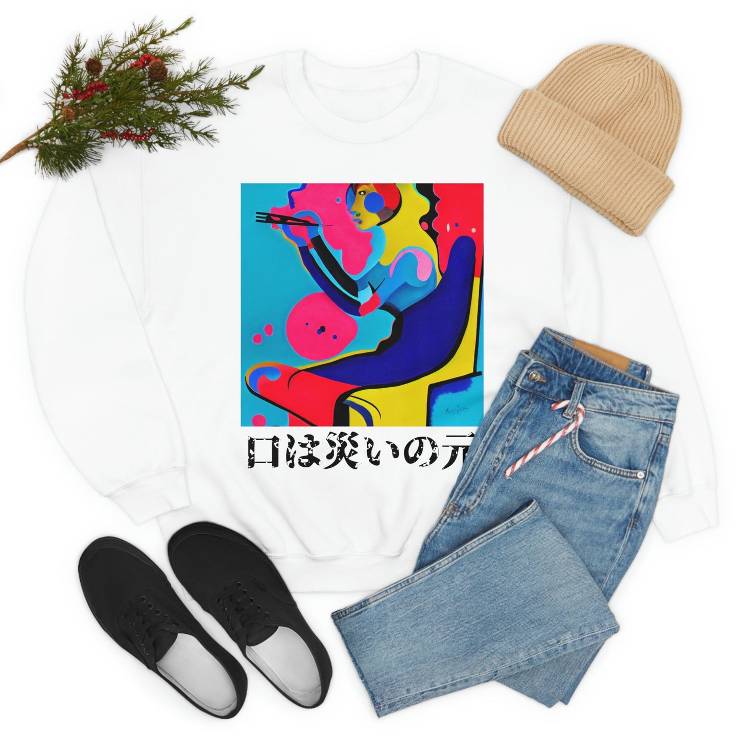 The Stoic Philosophers. Original Art. Unisex Heavy Blend Crewneck Sweatshirt.