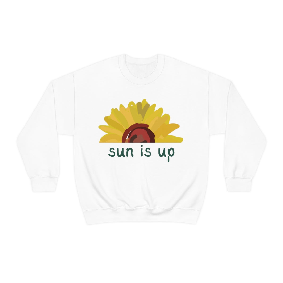 Sun Is Up. Unisex Heavy Blend Crewneck Sweatshirt.