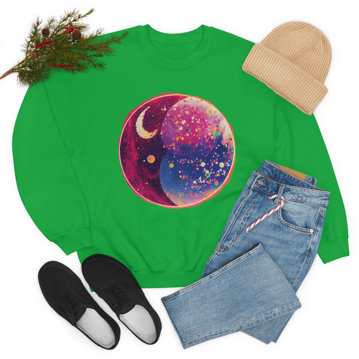 The Candy Galaxy - Original Art. Unisex Heavy Blend Crewneck Sweatshirt.
