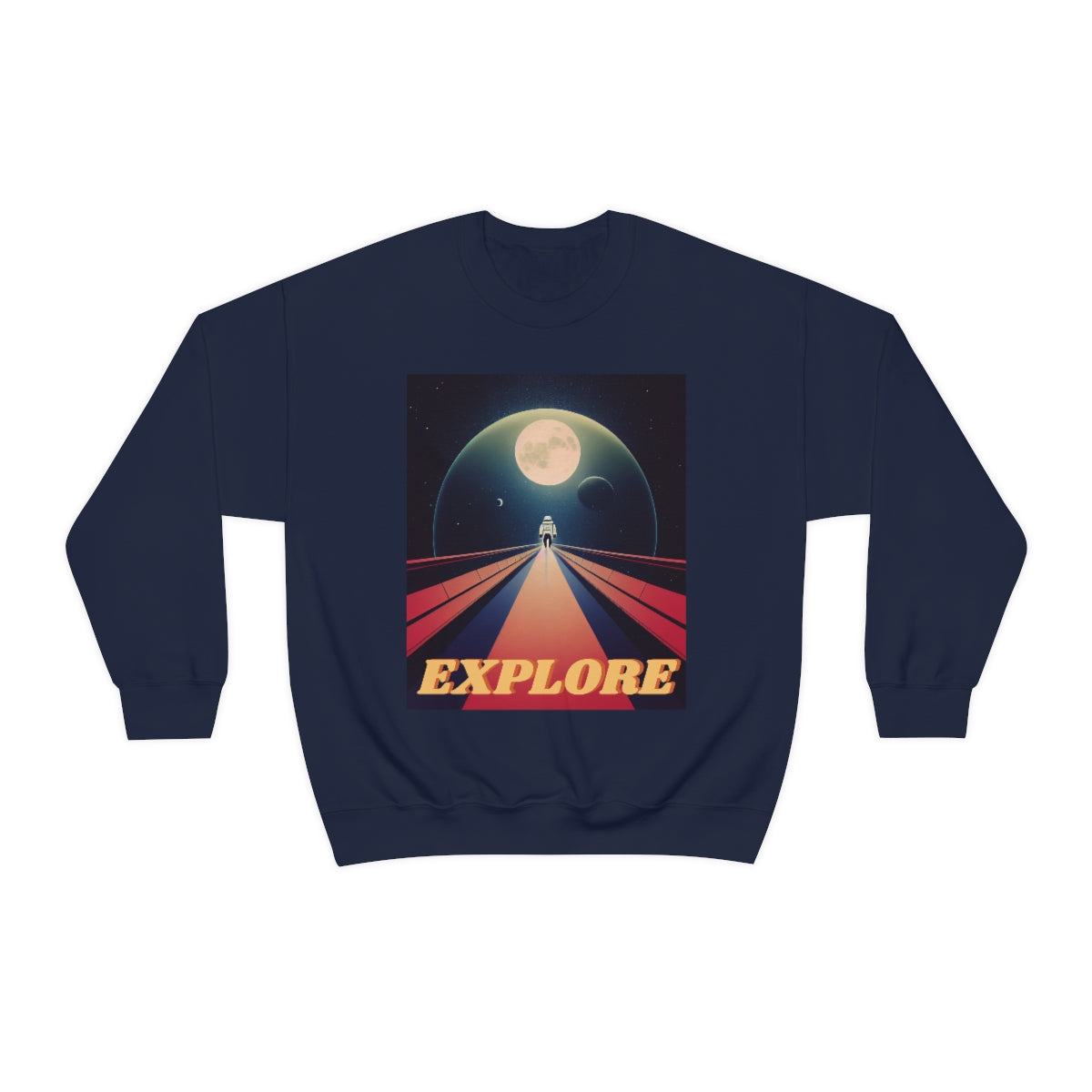 Explore Strange New Planets. Unisex Heavy Blend Crewneck Sweatshirt.