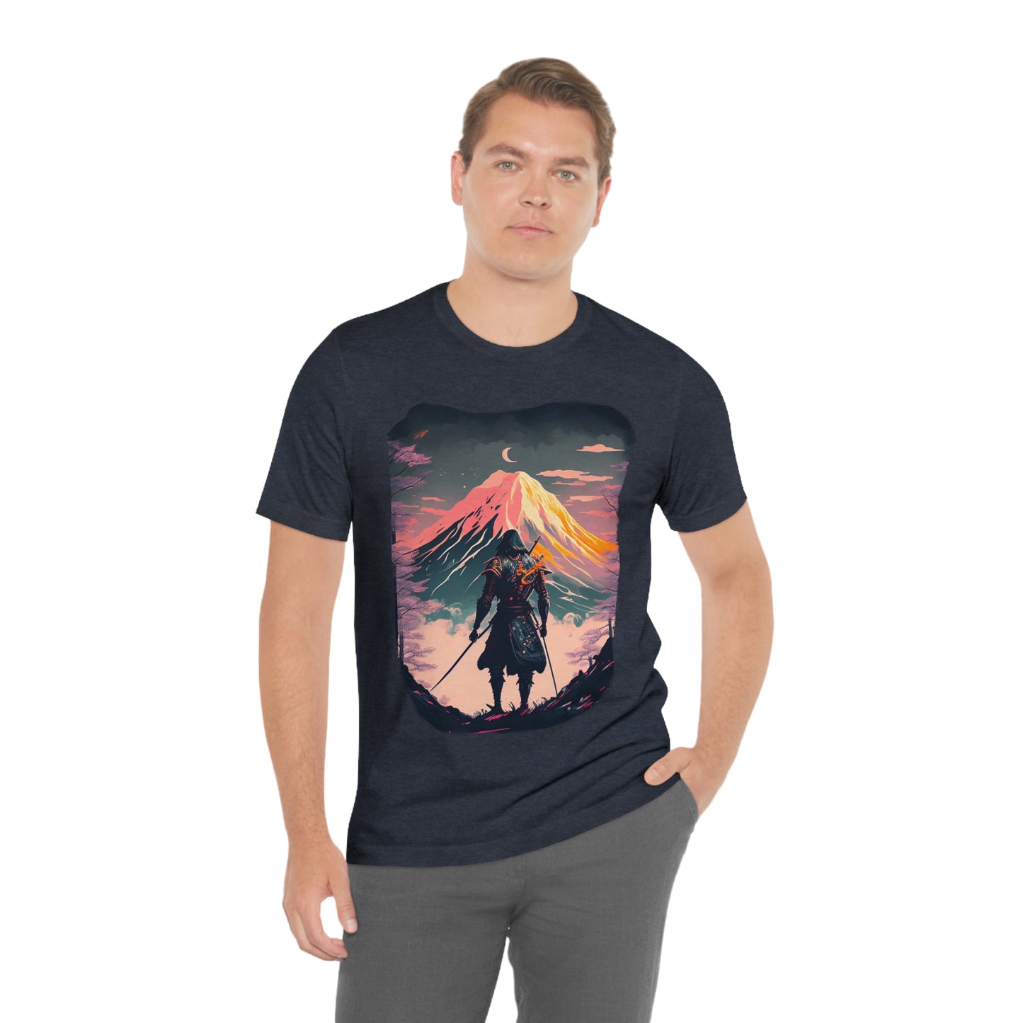 Wander often, wonder always. Original Art. Unisex Jersey Short Sleeve Tee.