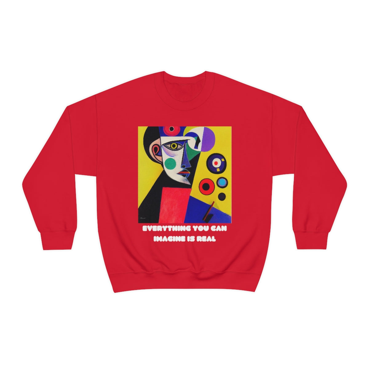 Everything You Can Imagine Is Real - Original Art. Unisex Heavy Blend Crewneck Sweatshirt.