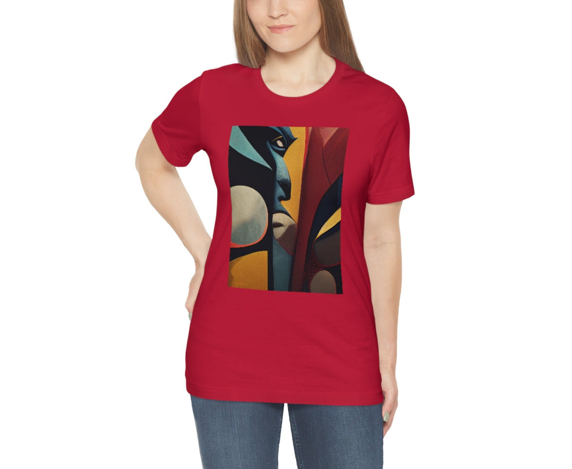 Good Vs. Evil Contemporary Original Art. Original Art. Unisex Jersey Short Sleeve Tee.