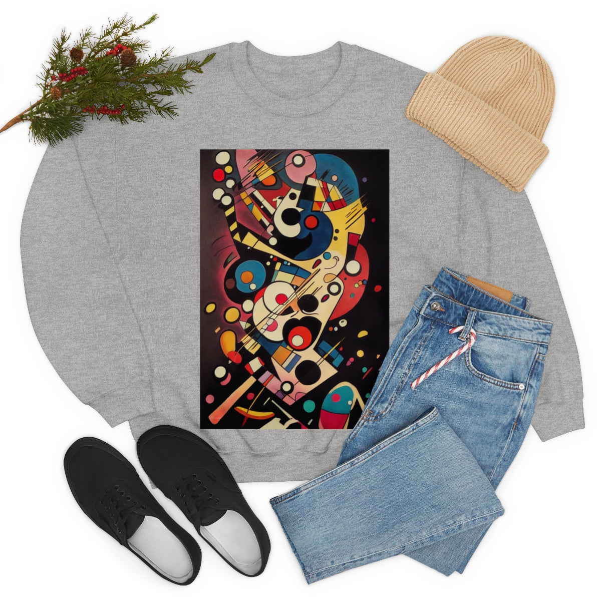 The Music Festival - Original Art. Unisex Heavy Blend Crewneck Sweatshirt.
