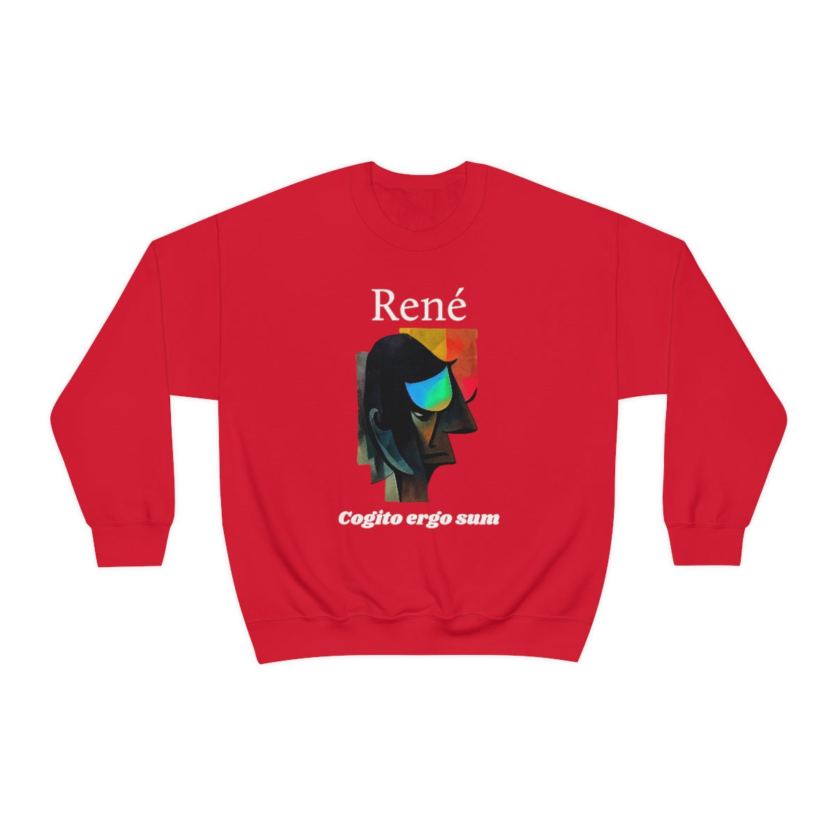 I Think Therefore I Am - Original Art. Unisex Heavy Blend Crewneck Sweatshirt.