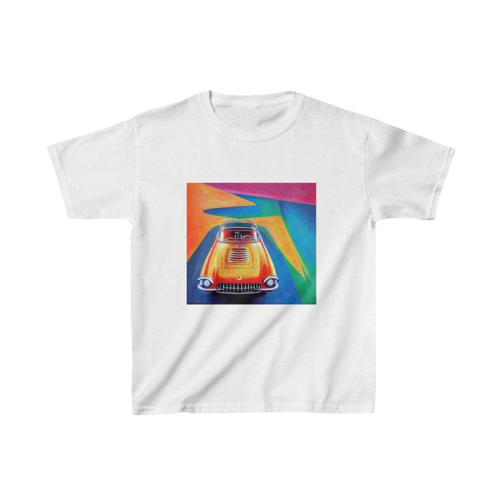 Streamline Sports Car. Original Art. Unisex Heavy Cotton Tee. Kids Heavy Cotton™ Tee.