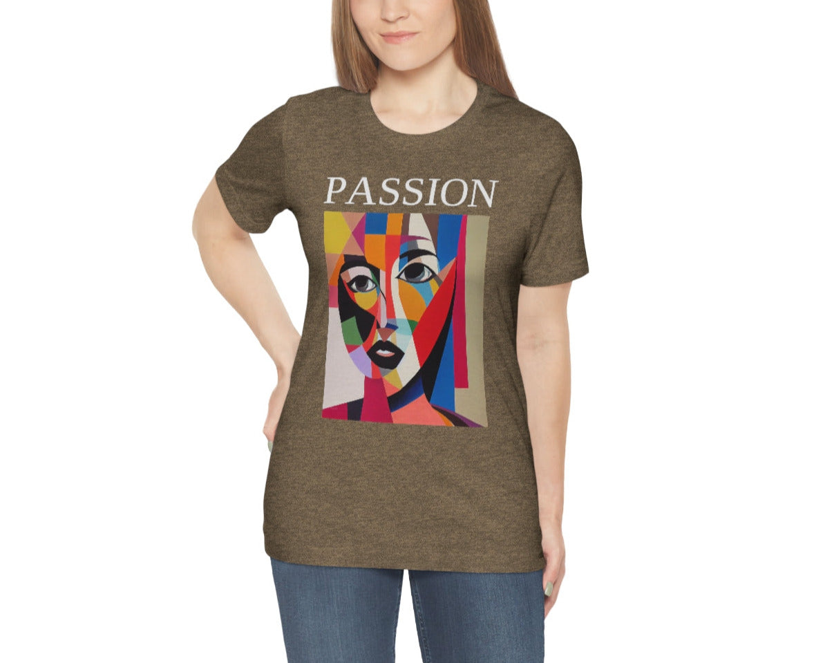 Follow Your Passion - Original Art. Unisex Jersey Short Sleeve Tee.